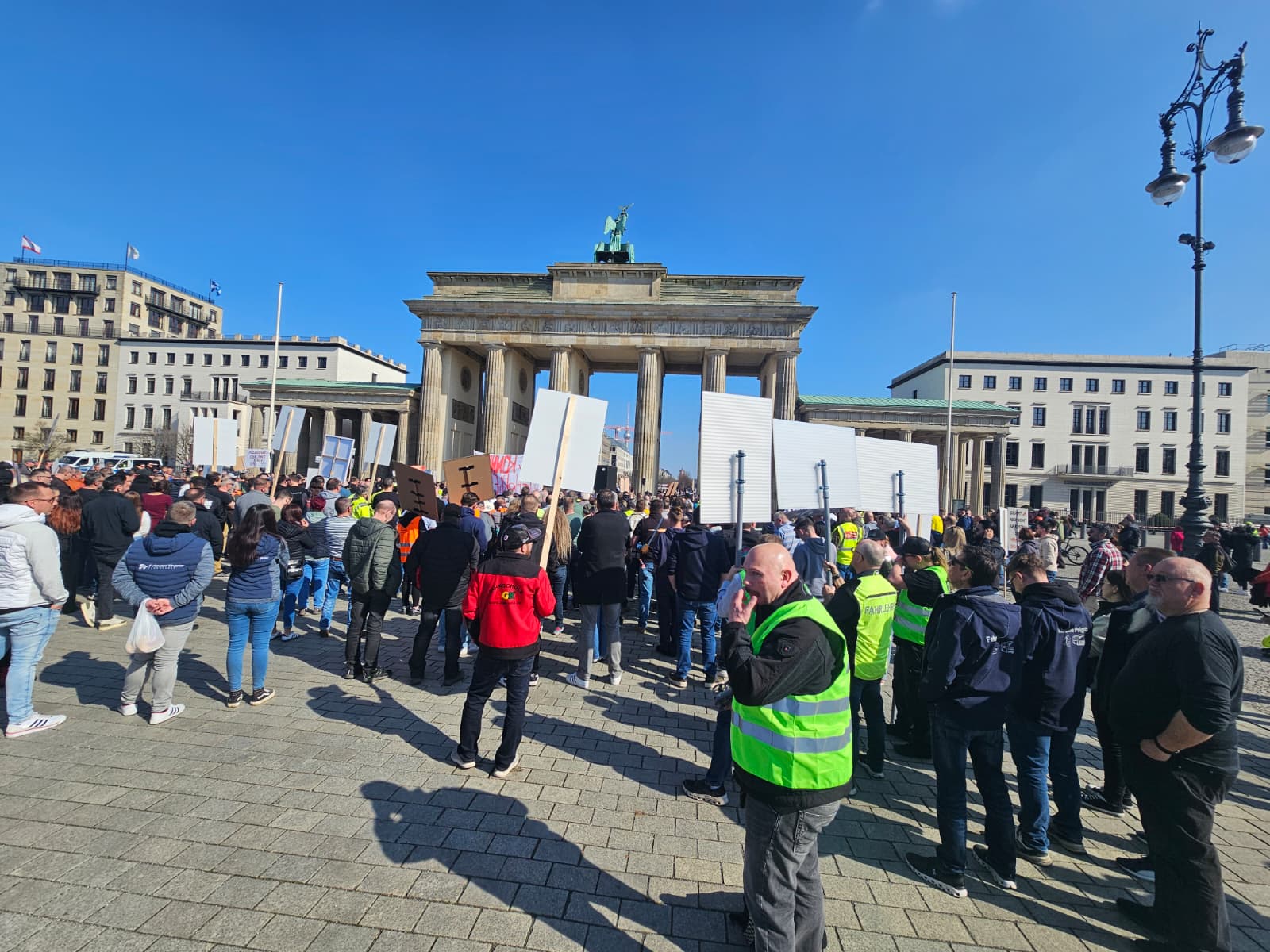 Kundgebung am Brandenburger Tor